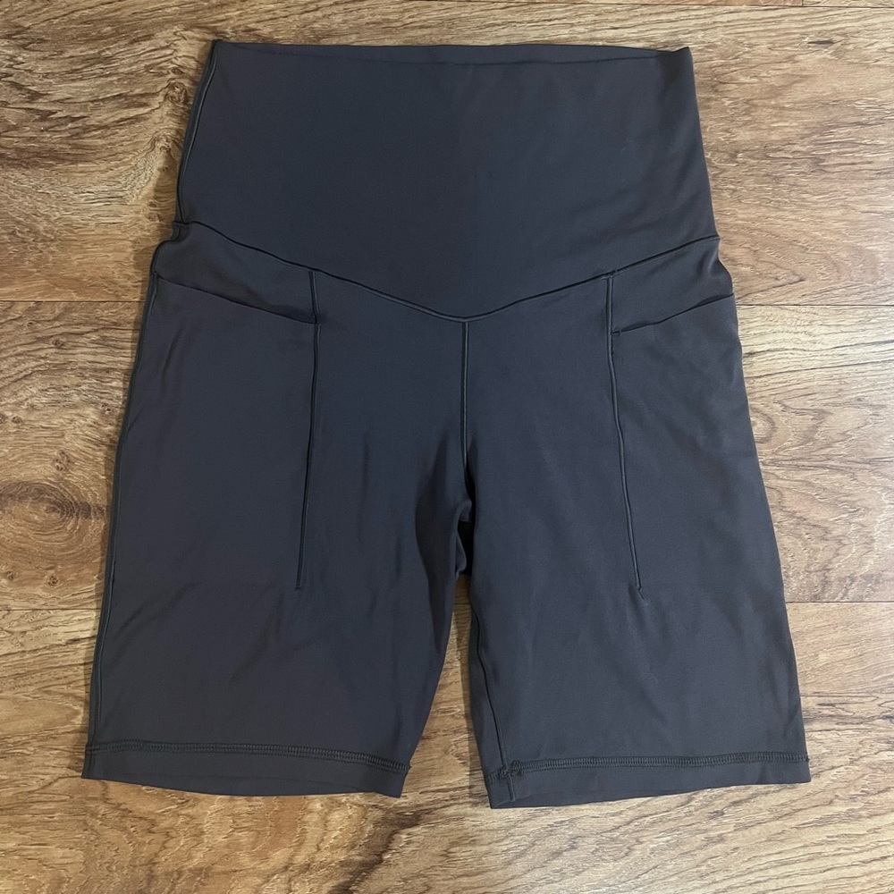 Aerie Charcoal Gray Offline Real Me High-Rise 7” Biker Shorts